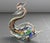 Murano Duck Sculpture with Colored Murrine in Blown Glass For Sale - Image 4 of 9