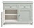 2000 - 2009 Two-Door Sideboard Cabinet – Painted in Sherwin-Williams Sea Spray For Sale - Image 5 of 7