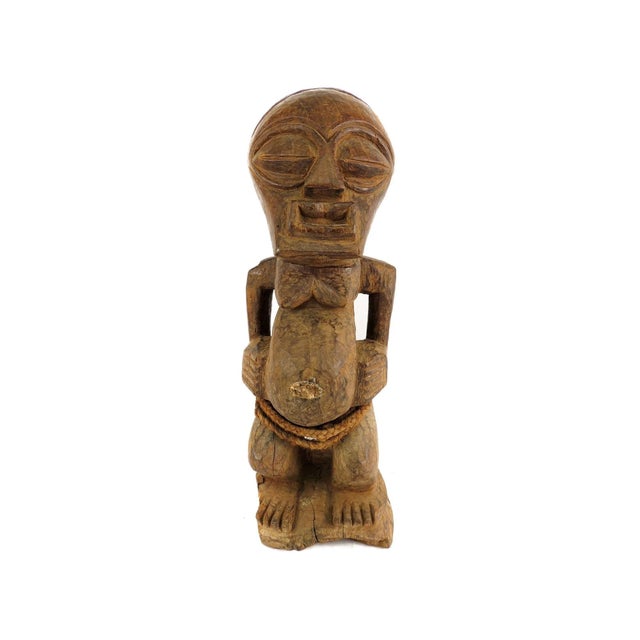 The Songye Nkishi power fetish figure originates from the Lualaba River in the savanna territory. Figures like this are...