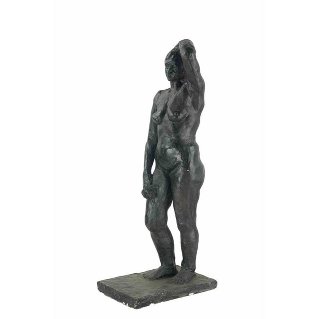Anton Russev, Nude of Woman, 1960s, Chalk Sculpture For Sale - Image 7 of 7