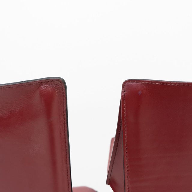 Cab Chairs by Mario Bellini for Cassina, 1990s, Set of 6 For Sale - Image 15 of 18