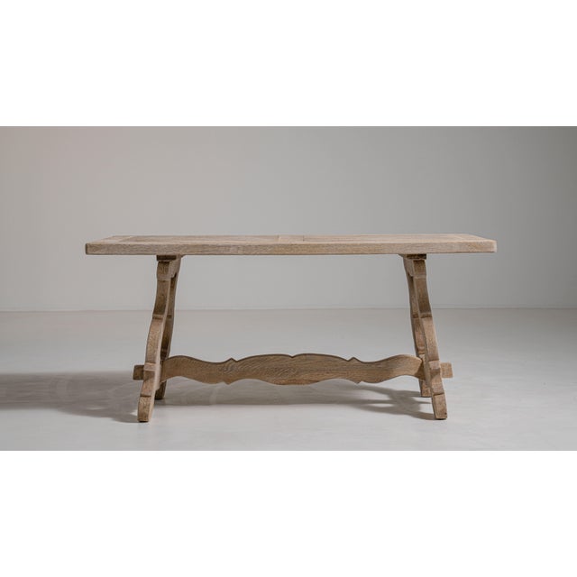1970s French Oak Coffee Table, Antique, France, Circa 1970 For Sale - Image 5 of 8