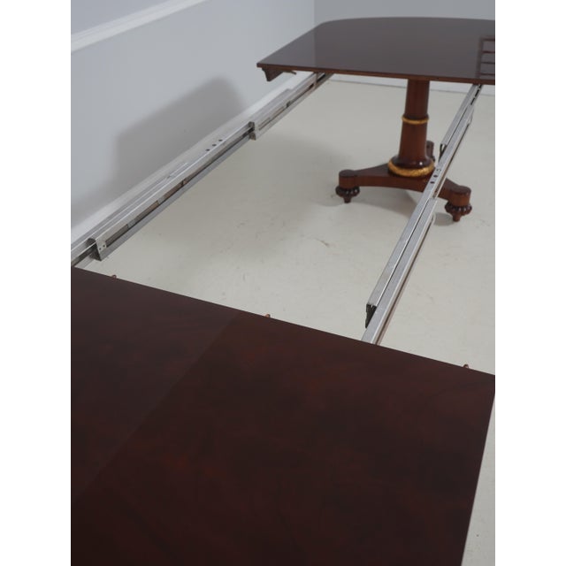 Brown John Widdicomb Neoclassical Mahogany Dining Room Table For Sale - Image 8 of 18