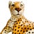 Mid 20th Century Vintage Large Scale Italian Glazed Porcelain Reclining Leopard Statue For Sale - Image 5 of 7