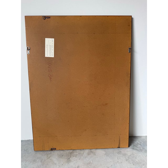 Hollywood Regency Faux Bamboo Carved Wall Mirror With Tortoise Shell Finish For Sale - Image 11 of 11