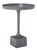 Corvus Round Side Table in Dark Grey For Sale In Philadelphia - Image 6 of 7
