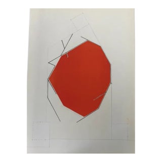 Palazuelo Original Lithograph Dm10184 Derriere Le Miroir 1970 For Sale