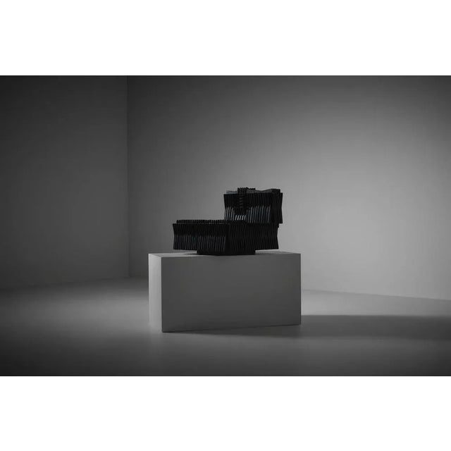 Wood Edison Parra, Abstract Kinetic Composition, 1970s, Plastic & Wood For Sale - Image 7 of 12