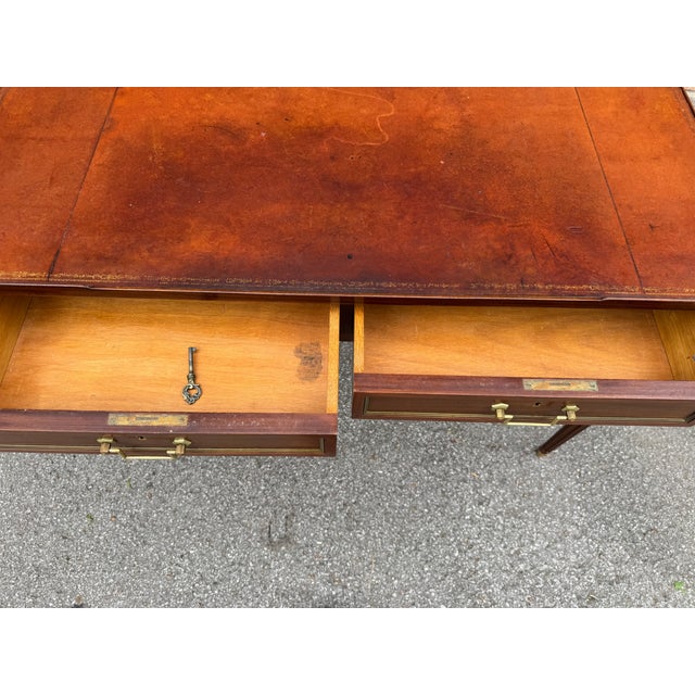 19th Century French Louis XV Leather Desk For Sale - Image 11 of 13