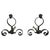 Late 19th Century Wrought Iron Andirons with Boars Heads, France, Set of 2 For Sale - Image 13 of 13