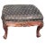 1930s Vintage Chippendale Style Carved Mahogany Footstool, Circa 1930s For Sale - Image 5 of 6