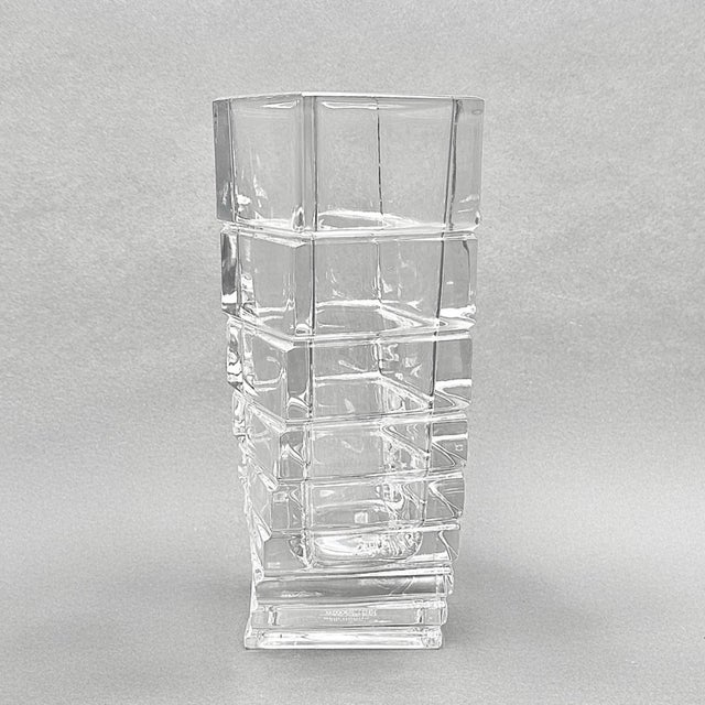 Modern Vintage Rosenthal Studio-Line Germany “Turnus” Twisted Geometric Design Vase For Sale - Image 3 of 7