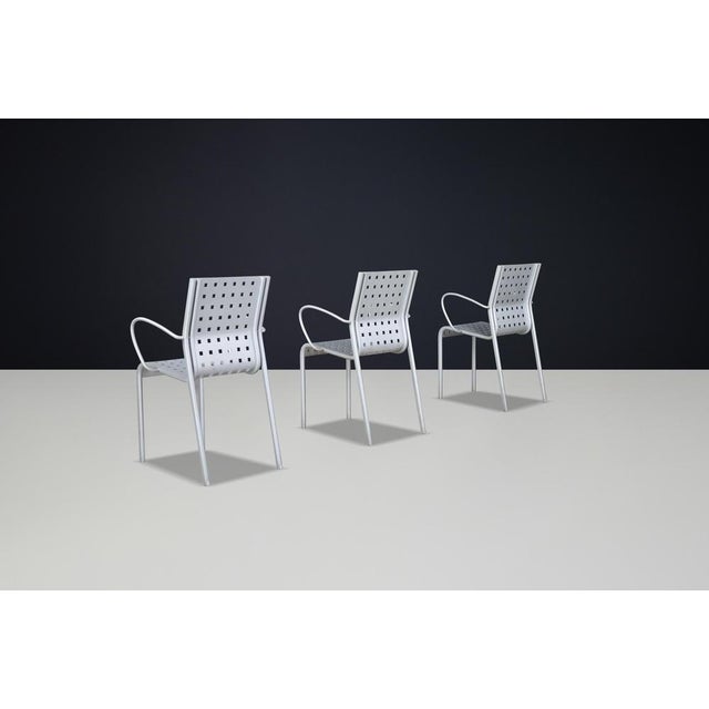 Metal Mirandolina Armchair by Pietro Arosio for Zanotta, Italy, 1993 For Sale - Image 7 of 10