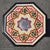 Moroccan Beige - Multicolor Moroccan Hand-Painted Floral Accent Table For Sale - Image 3 of 6