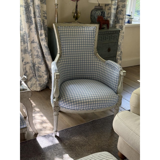 Antique Gustavian Bergeran Chairs, 1850, Set of 2 For Sale - Image 10 of 10