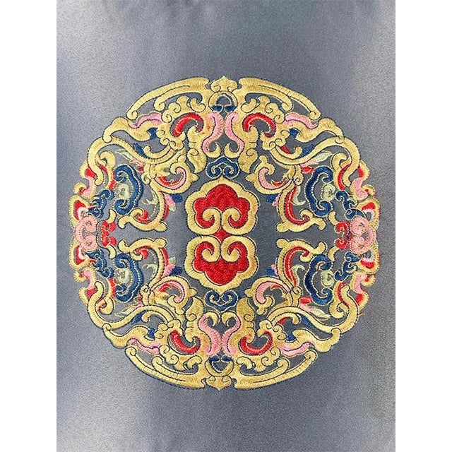 This pillow's are used top quality material of home décor fabric silk. Embroidered with Chinese symbol of Best Wishes"....