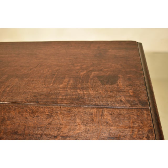 Wood Late 18th Century English Oak Carved Chest of Drawers For Sale - Image 7 of 14