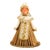 1950's Golden Glitter Sequin Cone Angel Christmas Holiday For Sale