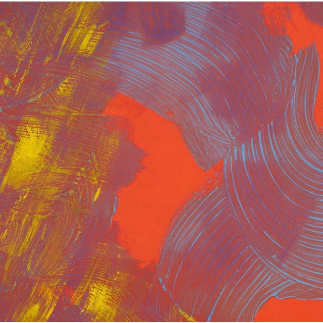 “Deemed to Include” 1981 Charles Emery Powell Abstract Painting For Sale - Image 4 of 6