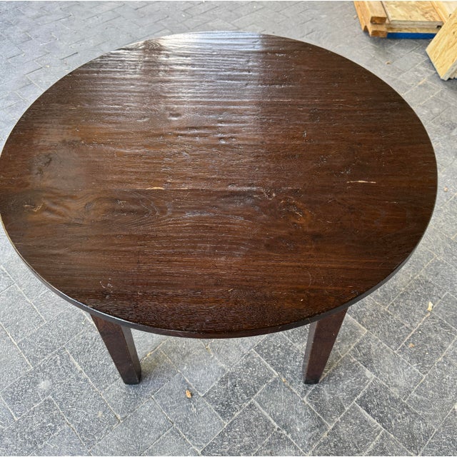 Rustic Round Center Table For Sale - Image 11 of 11