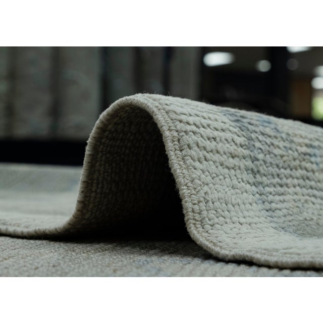 Gray Turkish Oushak Rug 10'1" x 13'9" #18617 For Sale - Image 8 of 8