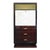 French Art Deco Rosewood and Parchment Secretary From 1930's For Sale