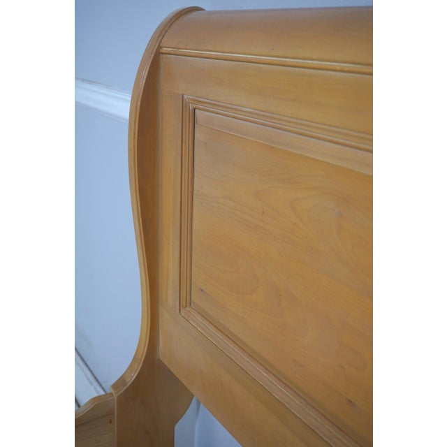 Ethan Allen King Size Country French Sleigh Bed For Sale - Image 9 of 18