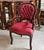 French Burgundy Leather Tufted Armchair – Classic French Style Accent Chair For Sale - Image 3 of 3