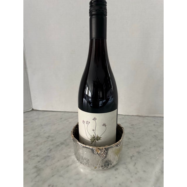 Late 19th Century Antique Silver Wine Coaster For Sale - Image 5 of 5
