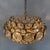 Mid-Century Modern Postmodern 24-Karat Gold-Plated 6-Light Chandelier by Gaetano Sciolari for Palwa, 1970s For Sale - Image 3 of 18