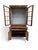 Antique Biedermeier Style Walnut Bookcase Vitrine For Sale - Image 4 of 9