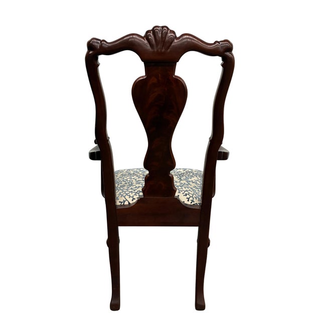 Early 21st Century Set of 8 Bernhardt Centennial Collection Chippendale Mahogany Dining Chairs For Sale - Image 5 of 9