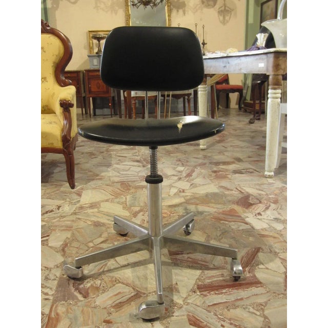 Vintage Swivel Desk Chair For Sale - Image 6 of 8