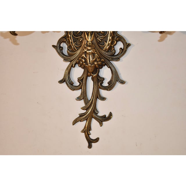 1960s Circa 1960's Pair of Halcolite Wall Sconces For Sale - Image 5 of 11