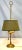 Antique Brass 3-Candle Lamp Converted to Electric With Adjustable Lampshade For Sale - Image 9 of 12