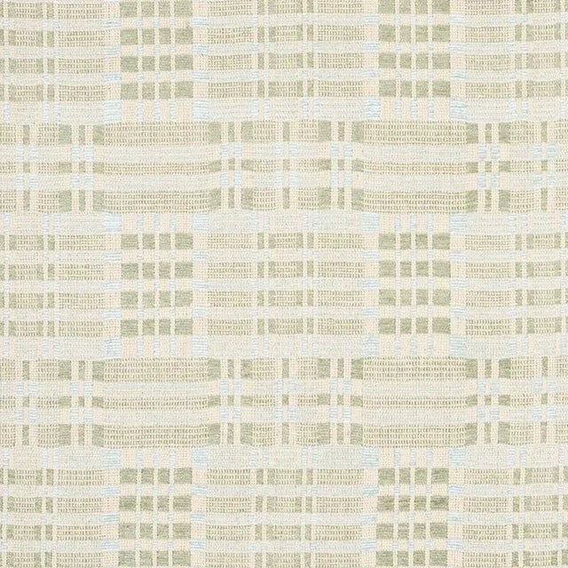 Sample - Schumacher Brimfield Fabric in Sage For Sale
