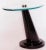 Contemporary Contemporary Chrome and Glass Cantilever Side Table For Sale - Image 3 of 12