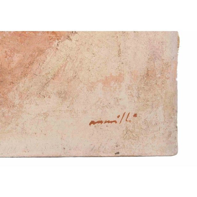 Modern Franco Marzilli, View of Rome, Oil Painting, 1970s For Sale - Image 3 of 6