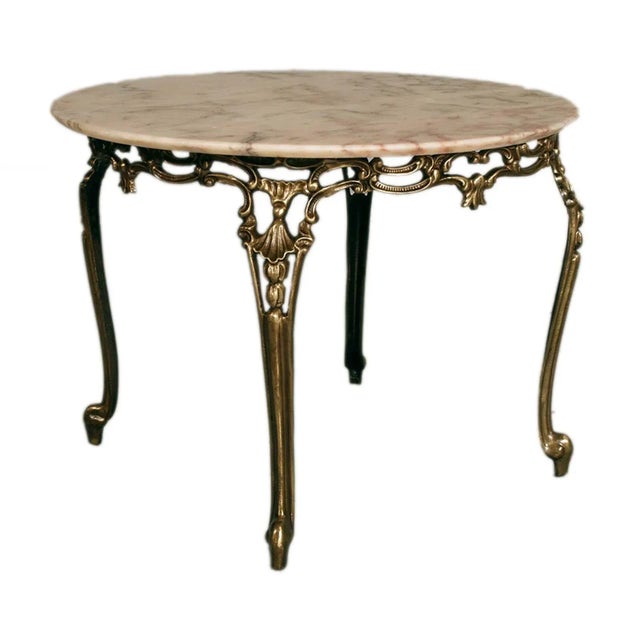 Metal French Louis XV Belle Epoque Cocktail Table in Bronze from Maison Baguès, 1890s For Sale - Image 7 of 7