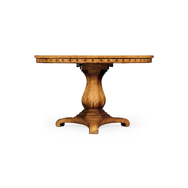 Regency Satinwood Tilt-Top Center Table For Sale In Greensboro - Image 6 of 7