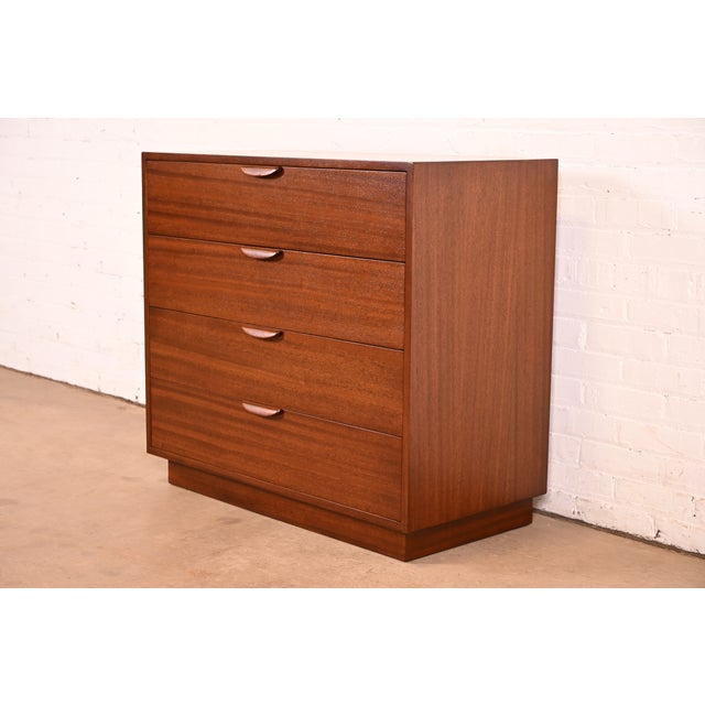Harvey Probber Mid-Century Modern Mahogany Chest of Drawers | Newly Refinished For Sale - Image 13 of 13