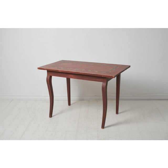 Brown Antique Swedish Console Table For Sale - Image 8 of 13