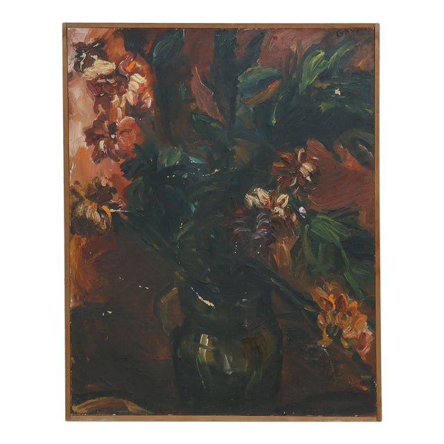 Abstract Bouquet Painting, Izzika Gaon For Sale