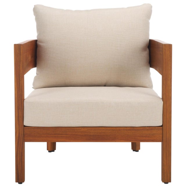 Theo Club Chairs in Natural/Taupe, Set of 2 For Sale - Image 10 of 10