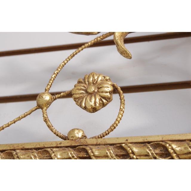 Friedman Brothers Gilt Gold Horizontal Wall Mirror For Sale In Philadelphia - Image 6 of 17