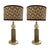 Murano and Brass Lamps, 1970s, Set of 2 For Sale - Image 6 of 6