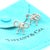 2020s Tiffany & Co. Sterling Silver Vintage Twist Rope Bow Ribbon Earrings 2g For Sale - Image 5 of 5