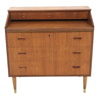 Scandinavian Teak Secretaire, 1960 For Sale