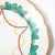 Mid 20th Century Set of 16 Turquoise & 24k Gilt Border Porcelain Dinner Plates by Hutschenreuther For Sale - Image 5 of 16