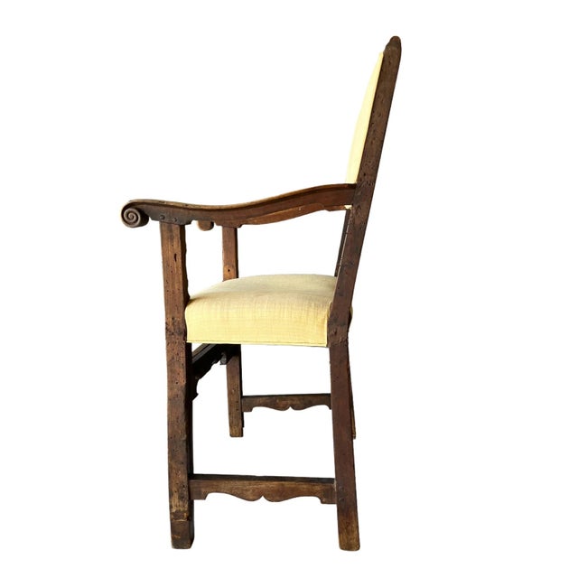 19th Century Spanish Sillon Renaissance Style Chair For Sale - Image 4 of 10